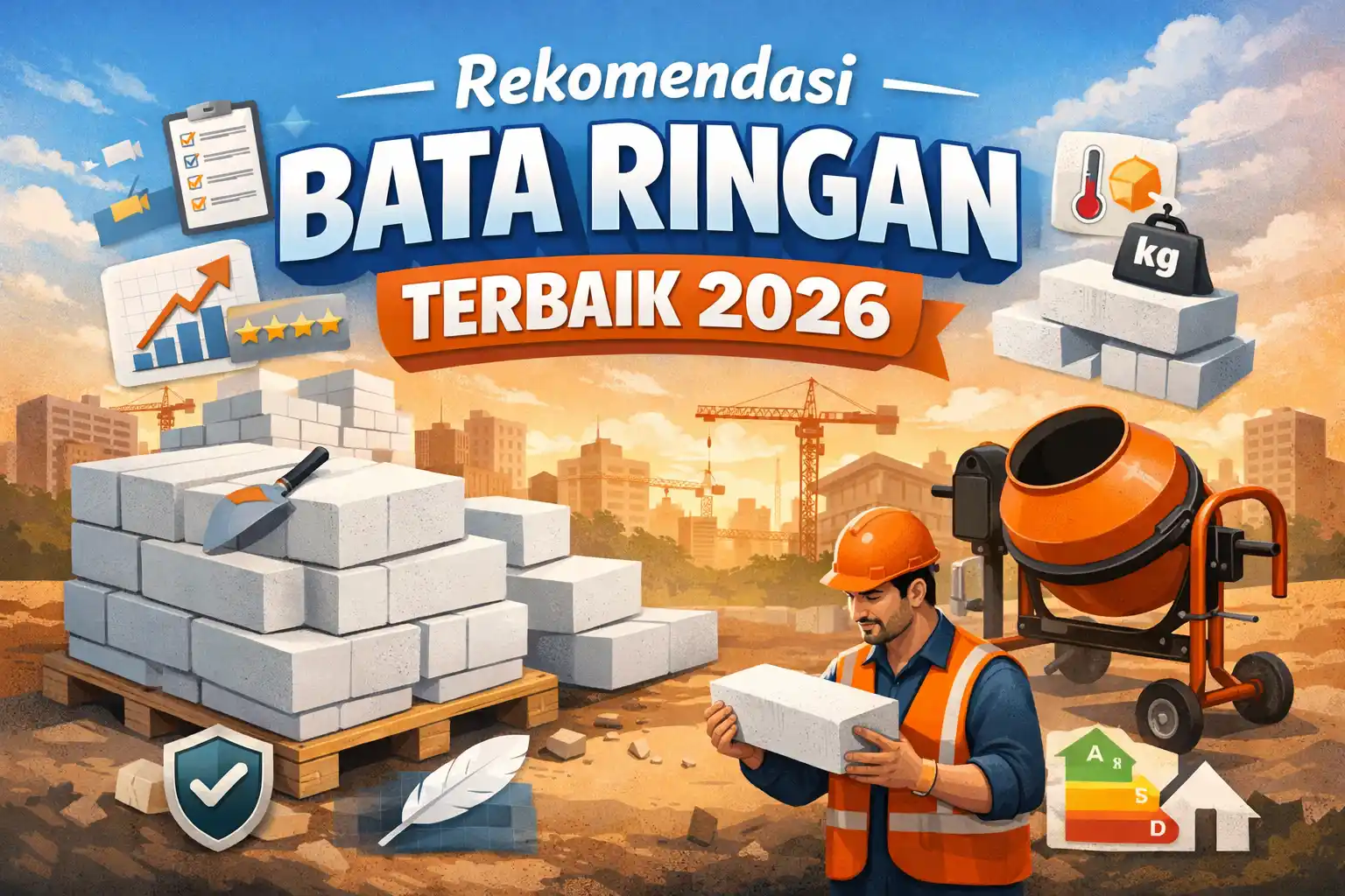 Rekomendasi Bata Ringan Terbaik 2026