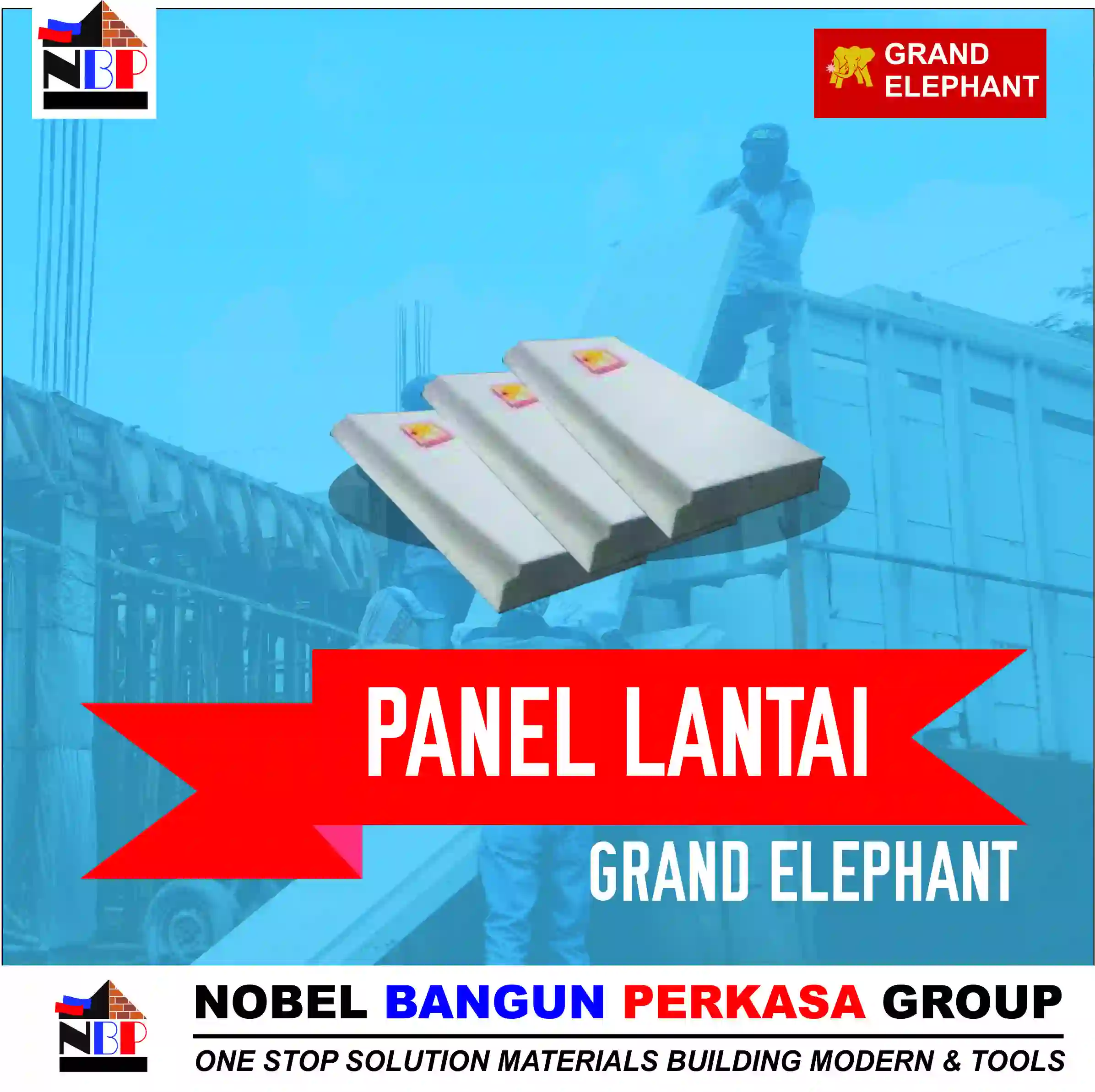 panel lantai grand elephant brosur